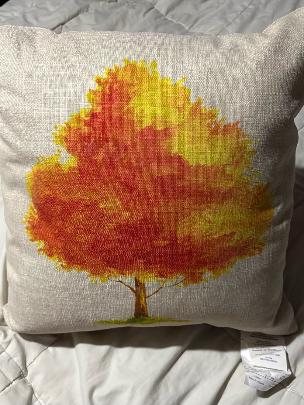 Autumn Tree Decorative cushion